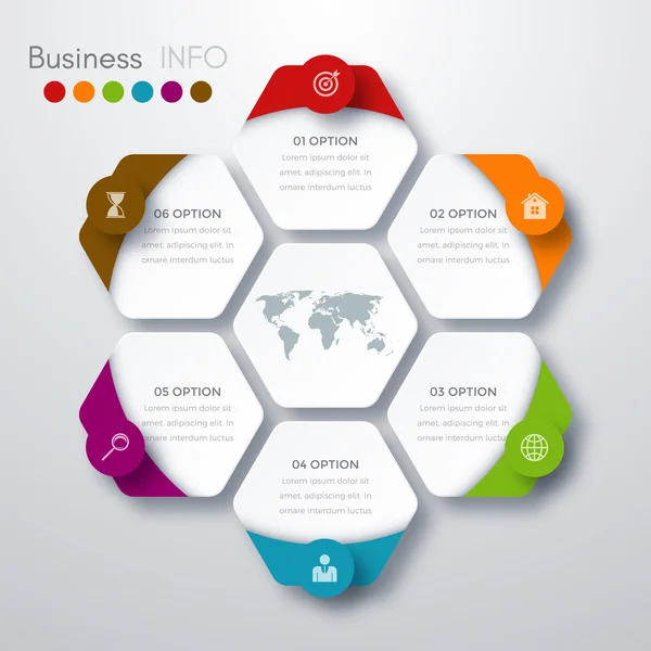 Инфографика для векторной иллюстрации . — стоковый вектор