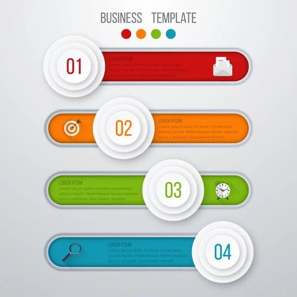 Illustrazione vettoriale infografica — Vettoriale Stock