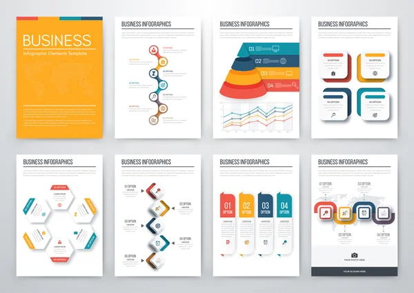 Koncept vektorový infographic moderní — Stockový vektor