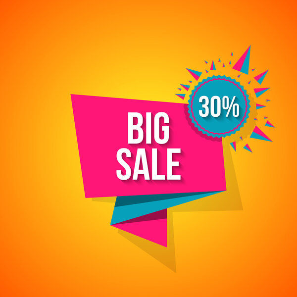 Продажа вектор, специальное предложение 30 off
