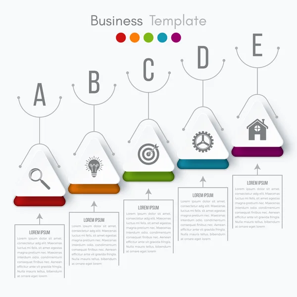 Infográfico de ilustração vetorial — Vetor de Stock