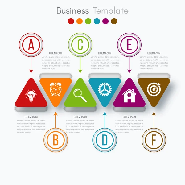 Infográfico de ilustração vetorial — Vetor de Stock