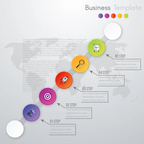 Illustrazione vettoriale infografica — Vettoriale Stock