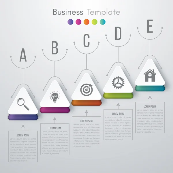 Infografic ilustrație vectorială — Vector de stoc