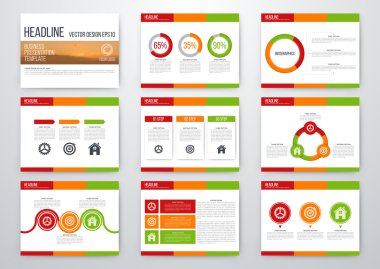 Infographic öğeleri kümesi