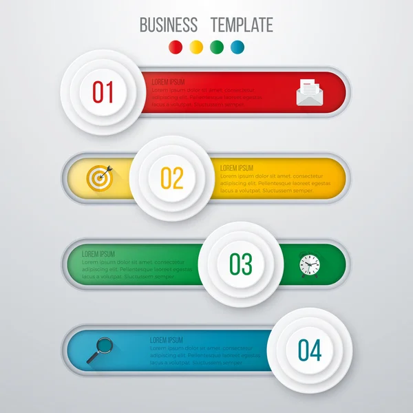 Illustrazione vettoriale infografica — Vettoriale Stock