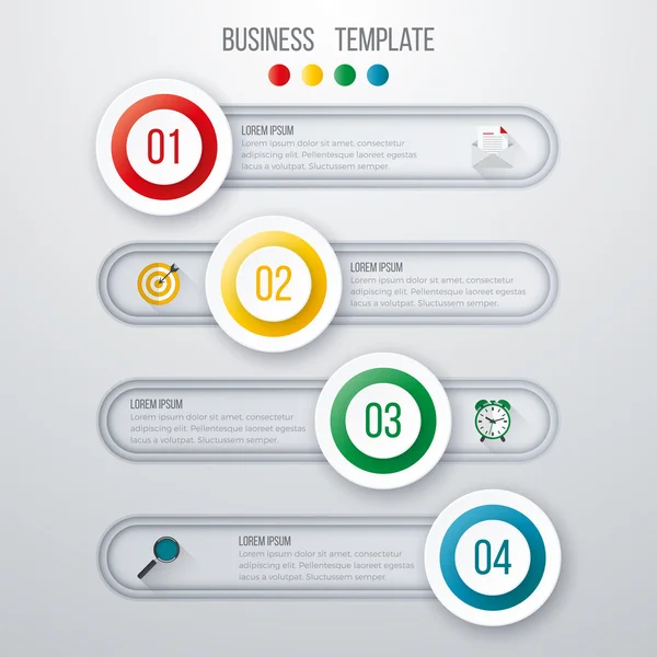 Wektor ilustracja Infografika — Wektor stockowy