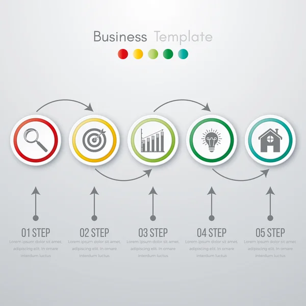 Vektor Illustration Infografik — Stockvektor