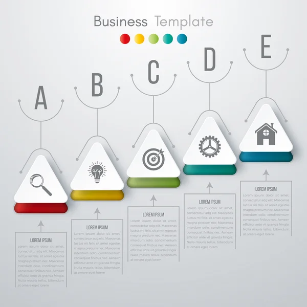 Infográfico de ilustração vetorial — Vetor de Stock