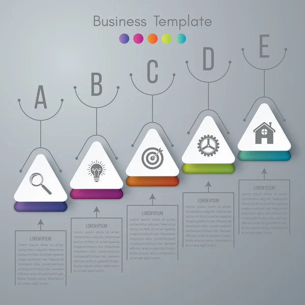 Illustrazione vettoriale infografica — Vettoriale Stock