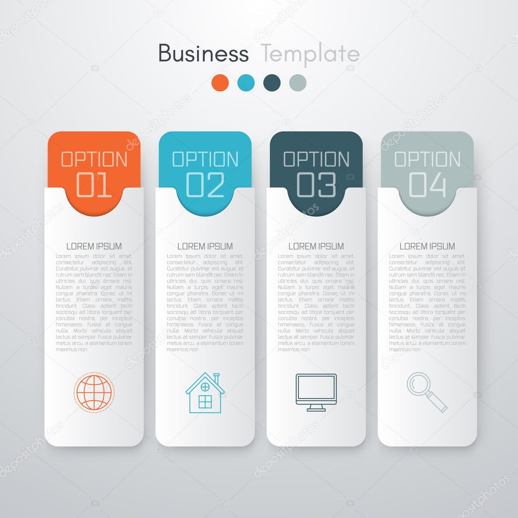 Stock vector business infographics