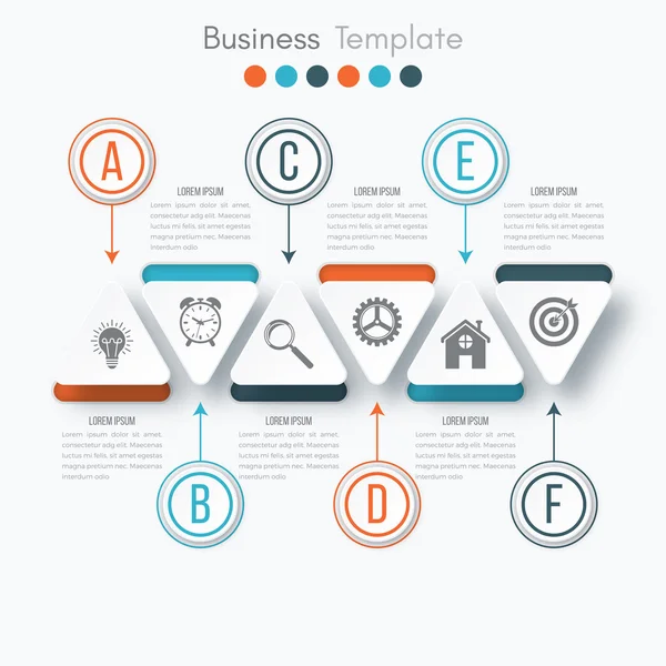 Infografía de ilustración vectorial — Vector de stock