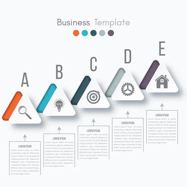 Infográfico de ilustração vetorial — Vetor de Stock