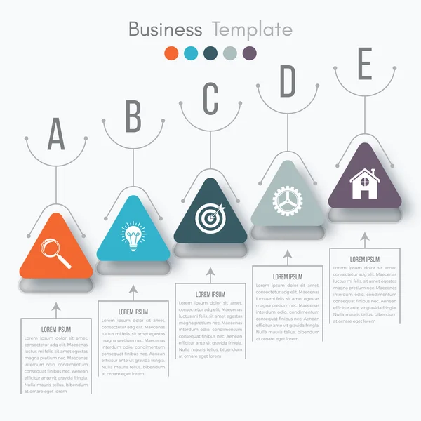 Illustration vectorielle infographie — Image vectorielle