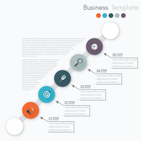 Illustration vectorielle infographie — Image vectorielle