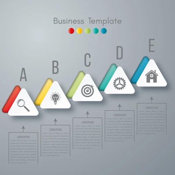 Infográfico de ilustração vetorial — Vetor de Stock