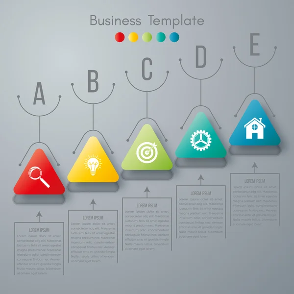 Infografía de ilustración vectorial — Vector de stock