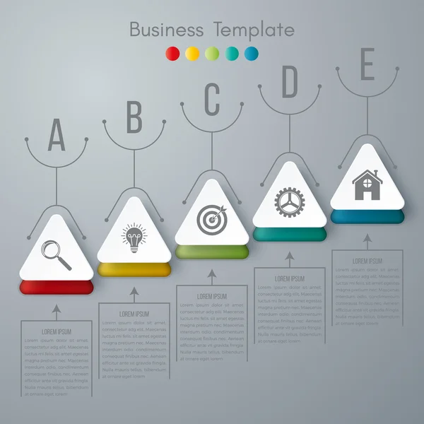 Infográfico de ilustração vetorial — Vetor de Stock