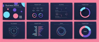 Cep telefonlu vektör grafikleri. Mobil uygulamalar, iş akışı düzeni, diyagram, pankart, web tasarımı, iş raporları oluşturma şablonu. Stok vektörü