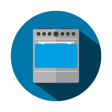 Düz bir Ocak vektör çizim