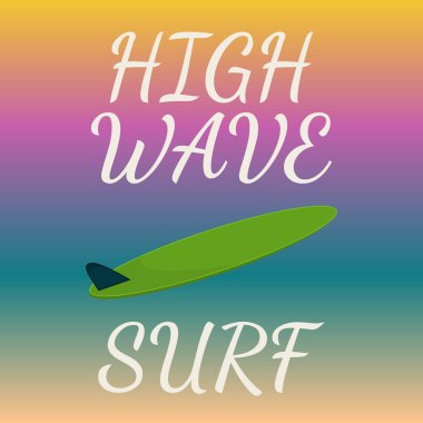 sörf tipografi, t-shirt grafik. Vektör çizim