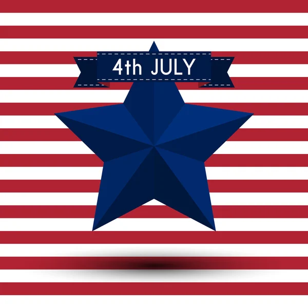 Векторні ілюстрації День незалежності США — стоковий вектор