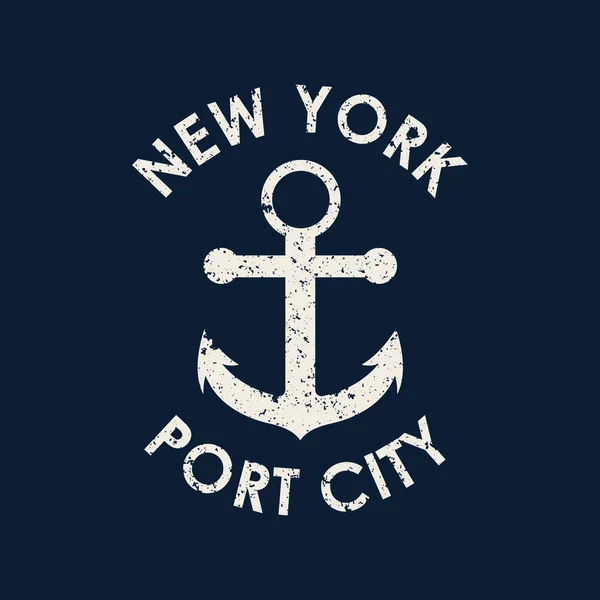 New York tipografi, t-shirt grafik. Vektör çizim