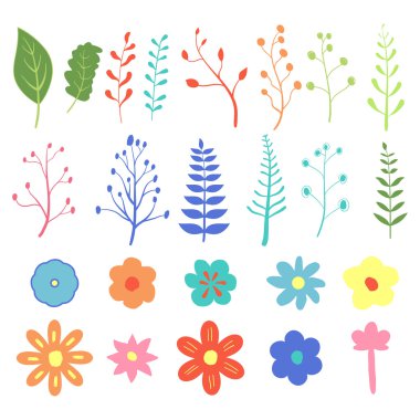 hisse senedi vektör doğal tasarım öğeleri elle çizilmiş