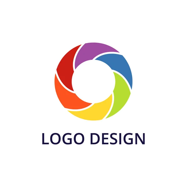 Εικονογράφηση φορέας κύκλο λογότυπο — Διανυσματικό Αρχείο