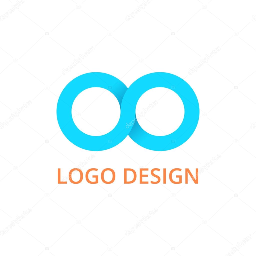 Vector illustration infinity logo.