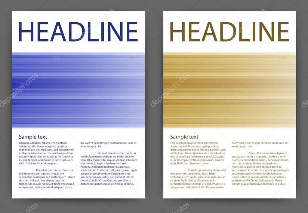 Abstract design vector template layout for magazine brochure flyer booklet A4