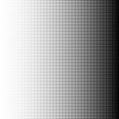 Vector illustration of Halftone squares