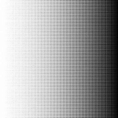 Vector illustration of Halftone squares