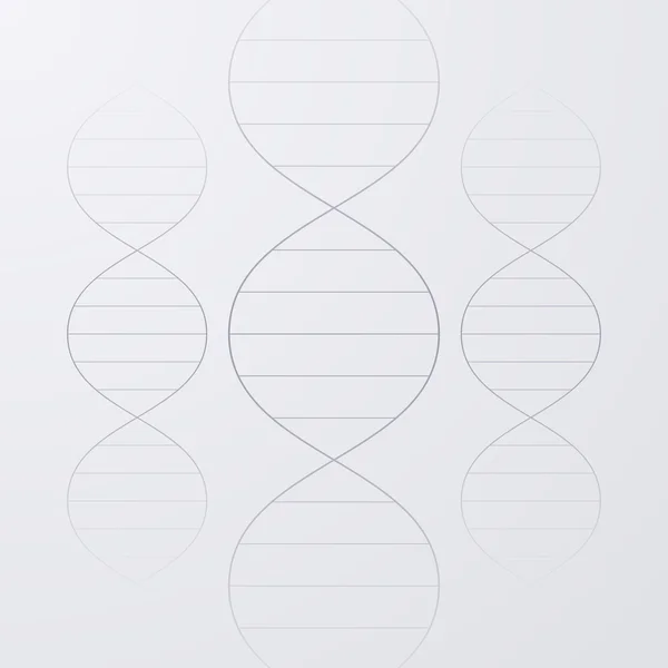 Vector illustration of a DNA molecule — Stock Vector