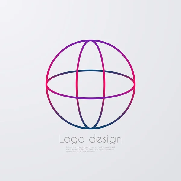 Illustration vectorielle lettre logo o — Image vectorielle