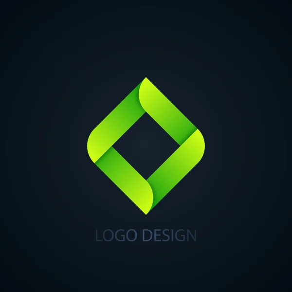 Vector illustration of abstract business logo squares — Stok Vektör