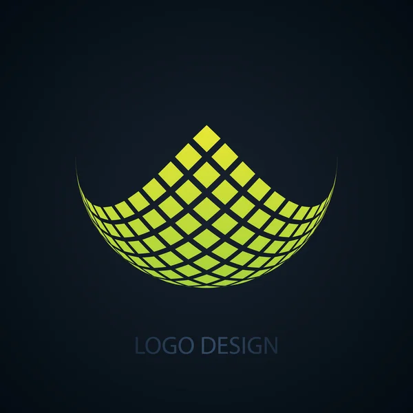 Illustration vectorielle du logo commercial abstrait — Image vectorielle