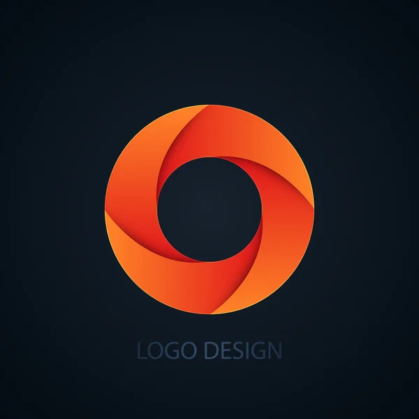 Illustration vectorielle du logo lettre o — Image vectorielle