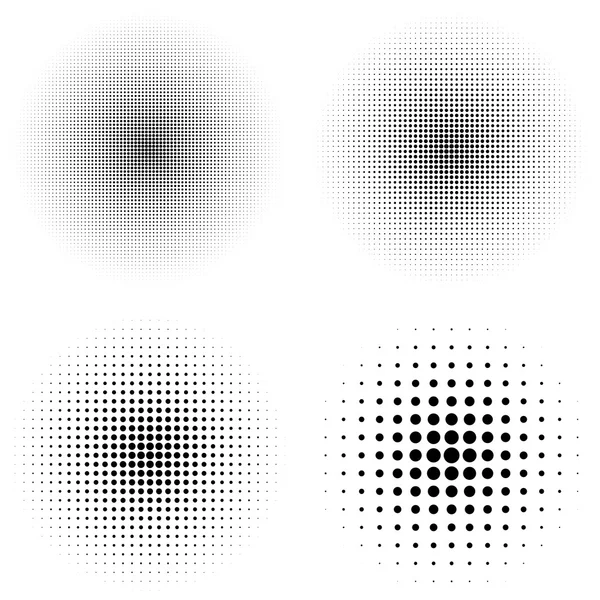 Vector illustration of a halftone — Stock vektor