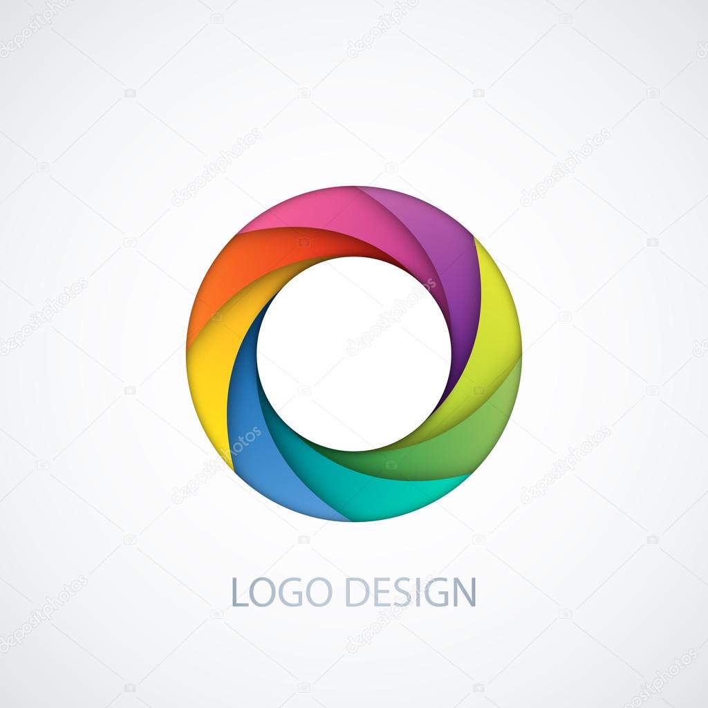 Vector illustration of logo letter o