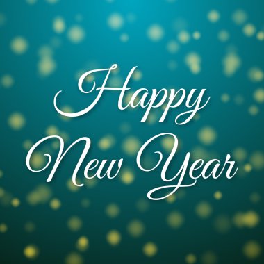 Mutlu yeni yıl kutlama arka plan. Vektör çizim