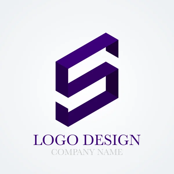 Illustration vectorielle logo lettre s — Image vectorielle