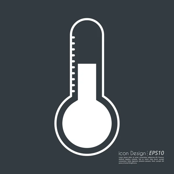 Stock Vector of thermometer icon. — Stock Vector