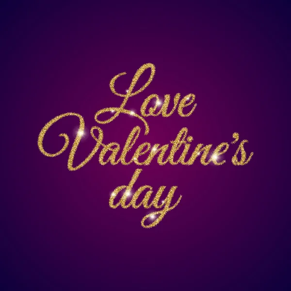 Valentin nap-szöveg — Stock Vector