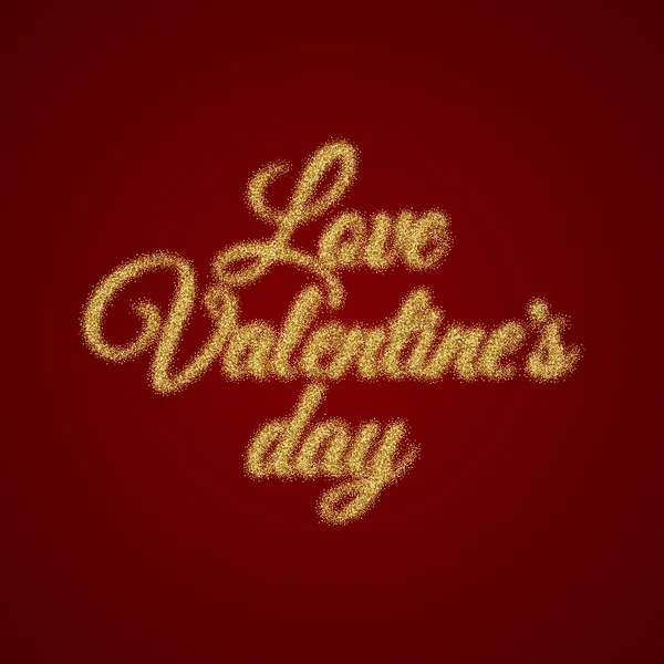 Valentine 's Day text — Vector de stoc