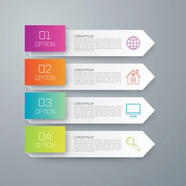 Hisse senedi vektör iş infographics
