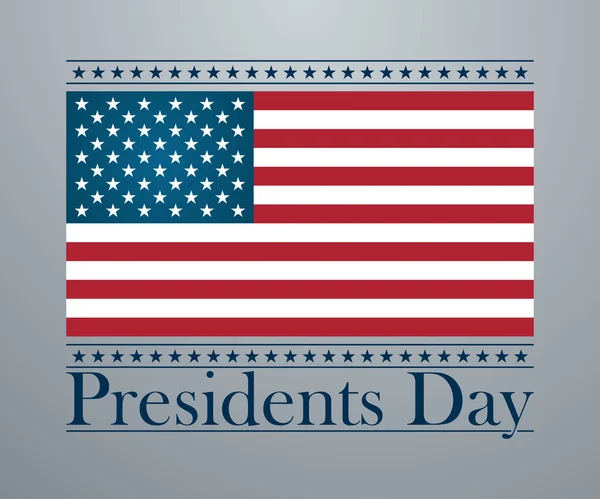 Presidents day background, united states — Stock Vector