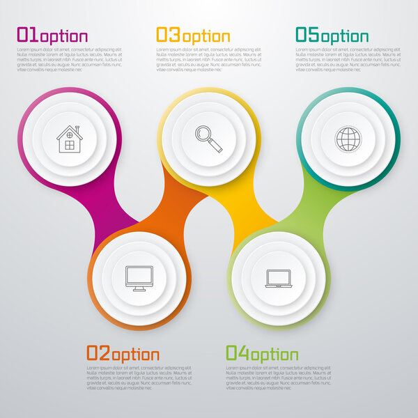 Timeline Vector 3d Infographic