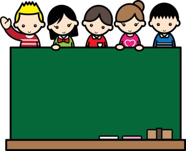 bir blackboad ve çocuklar 2