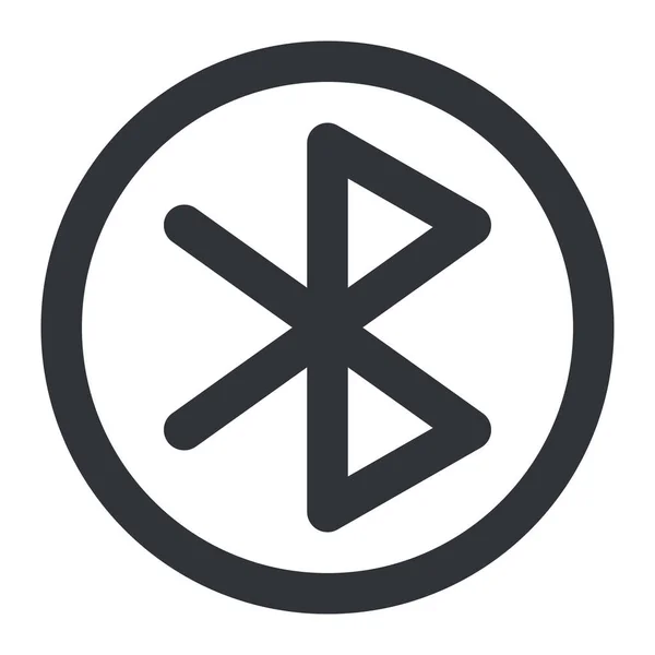 Elementler Letişim Çember Elementleri Den Bluetooth Simgesi — Stok Vektör